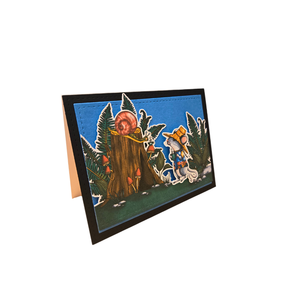 Handmade 3D Layered Greeting Card